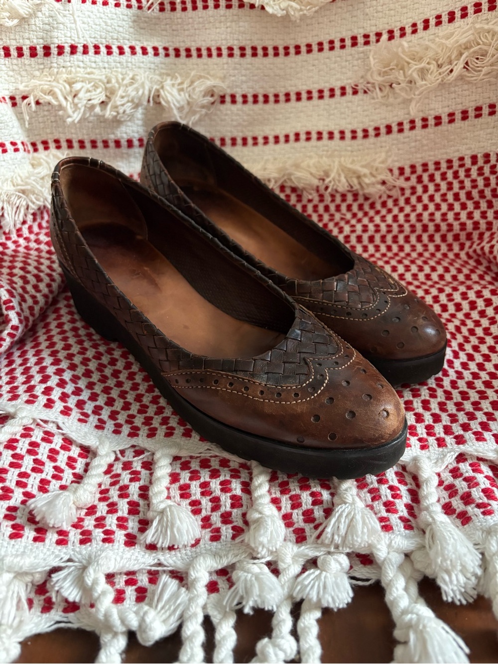 Sesto Meucci Leather Mary Jane’s